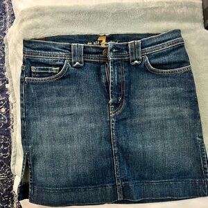7FAMK denim skirt